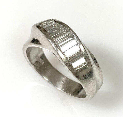 Platinum Diamond Anniversary Ring