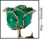 Lacquered Emerald Birth Stone