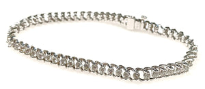 14 karat white gold Estate dia