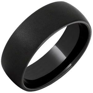 Black Diamond Ceramic Wedding Band