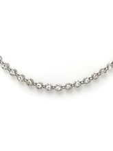 18 Karat White Gold Facny Rose Cut Diamond Fashion Necklace