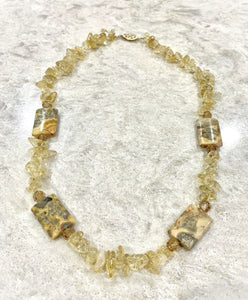 Handmade Swarovski Crystal Bead Necklace
