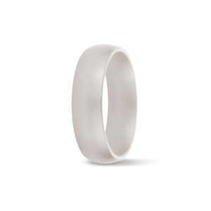 Lady's Low Dome Pearl TruBand Silicone Ring