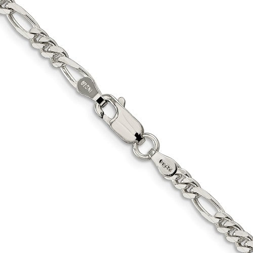 Sterling Silver Figaro Link Chain