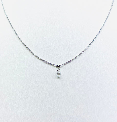 18 Karat White Gold Diamond Necklace