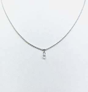 18 Karat White Gold Diamond Necklace