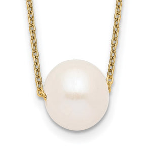 Yellow tone pearl pendant.  Th