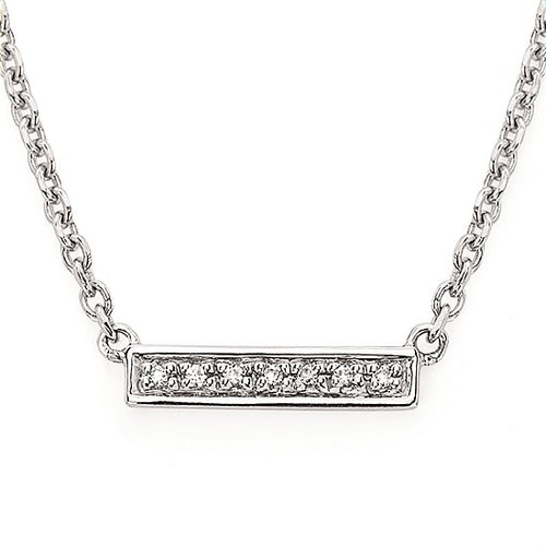 Sterling Silver Diva Diamond Fashion Pendant