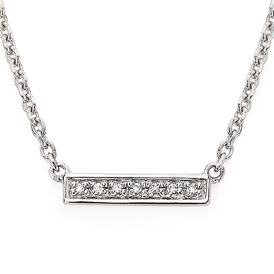 Sterling Silver Diva Diamond Fashion Pendant