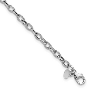 Leslie's 14 Karat White Gold Fashion Bracelet