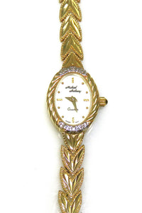 14 Karat Yellow Gold Michael Anthony Quartz Dress Watch