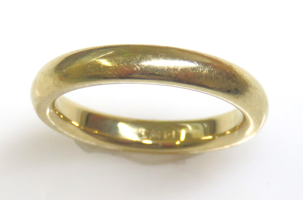 14 Karat Yellow Gold Estate Comfort Fit Wedding Band