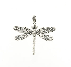 Sterling Silver Dragonfly "Mata" Pendant