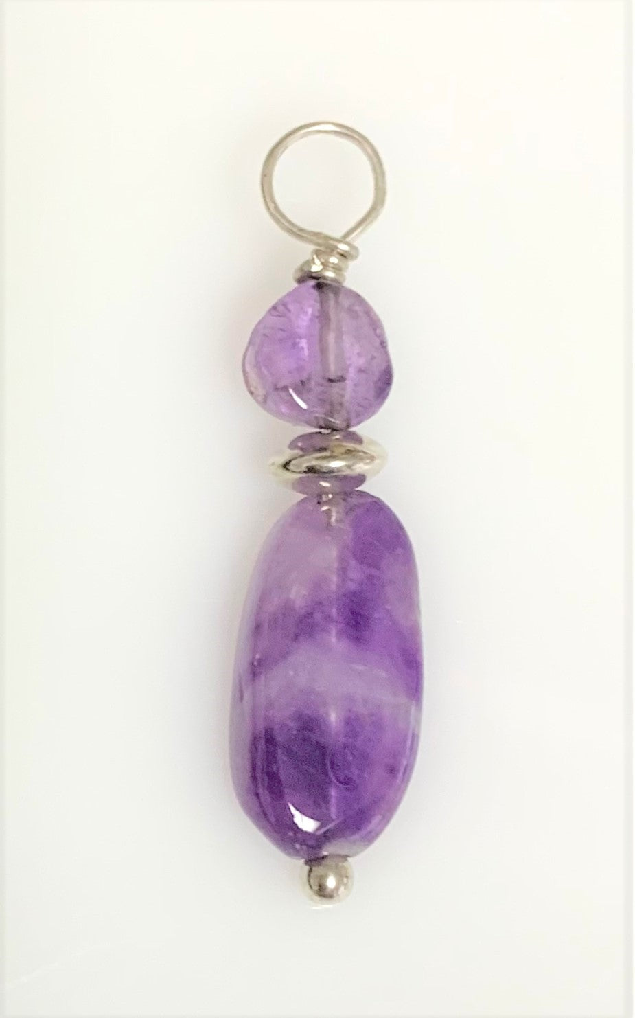 Handmade Amethyst Bead Pendant