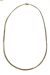 14 Karat Yellow Gold Oemga  Necklace