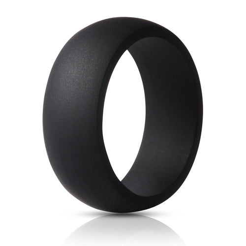 TruBand Black Silicone Wedding Band