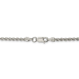 Sterling silver solid rope cha