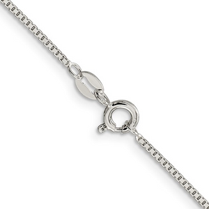 Sterling Silver 1.1mm Box Chain