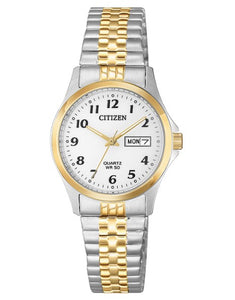 Ladies Two Tone Stainless Steel Quartz Watch