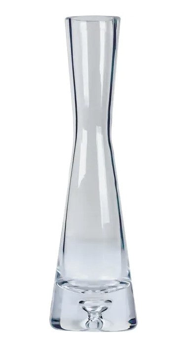 Clear hourglass shape glass va