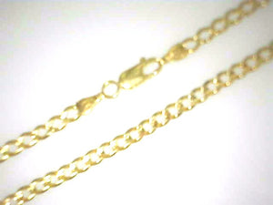 Modern Estate 14 Karat Yellow Gold Curb Link Bracelet