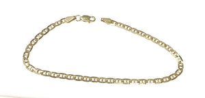 14 Karat Yellow Gold Estate Anchor Link Fashion Bracelet
