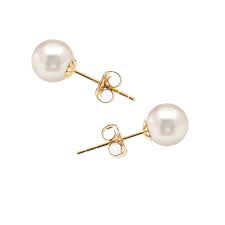 Freshwater Cultured Pearl Earrings 5-5.5 mm