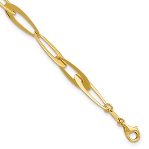 Leslie's 14 Karat Yellow Gold Fashion Bracelet