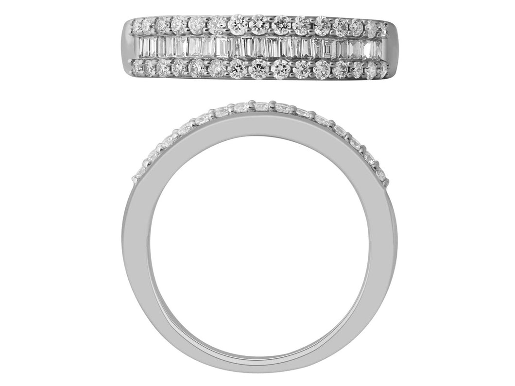 White Gold Diamond Anniversary Ring