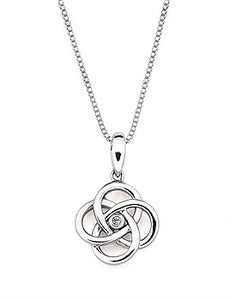 Sterling Silver Diva Diamonds®  "Celtic Knot" Pendant