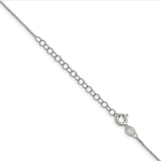 Sterling silver box link chain