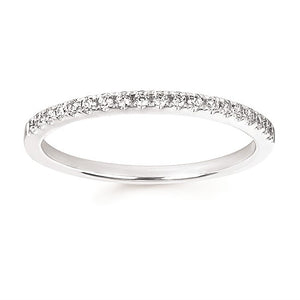 14 karat White Gold Diamond Wedding Ring