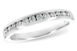 White Gold Channel Set Diamond Anniversary Band with 0.33 ctw