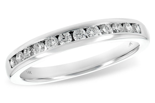 White Gold Channel Set Diamond Anniversary Band