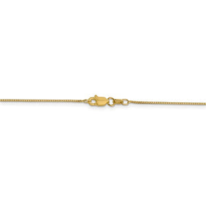 14 Karat Yellow Gold Box Link Chain