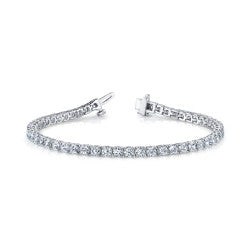 14 Karat White Gold 6 ctw Lab Grown Diamond Tennis Bracelet