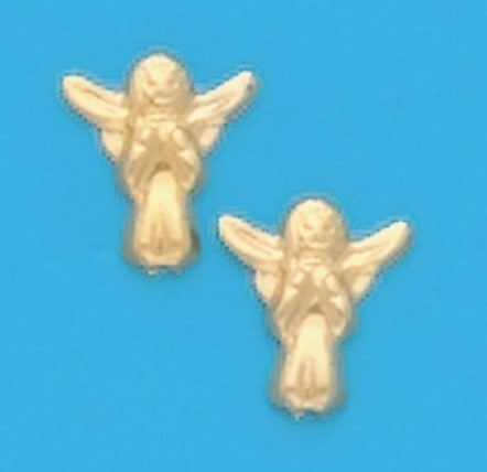 A Pair of Yellow Tone Angel Earrings