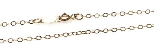 14 Karat Yellow Gold Estate Fine Cable Link Chain