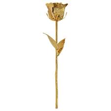 Gold Plated Real Rose