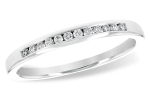 White Gold Channel Set Anniversary Band