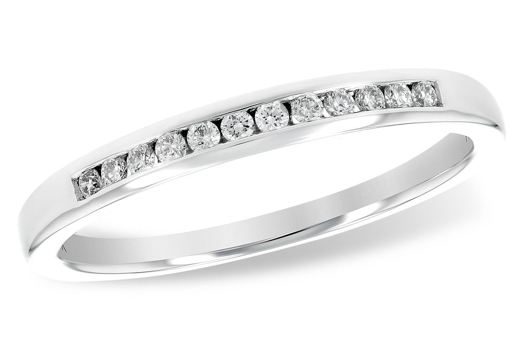 White Gold Channel Set Anniversary Band