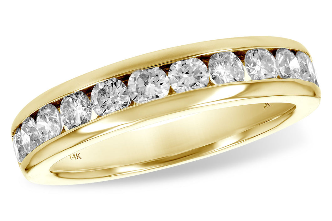 Yellow Gold and Diamond Anniversary Ring
